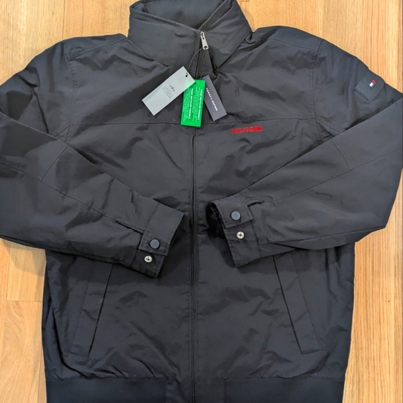 TOMMY HILFIGER Men's Regatta Water Resistant Jacket-2XL-blue-NWT - Picture 1 of 10